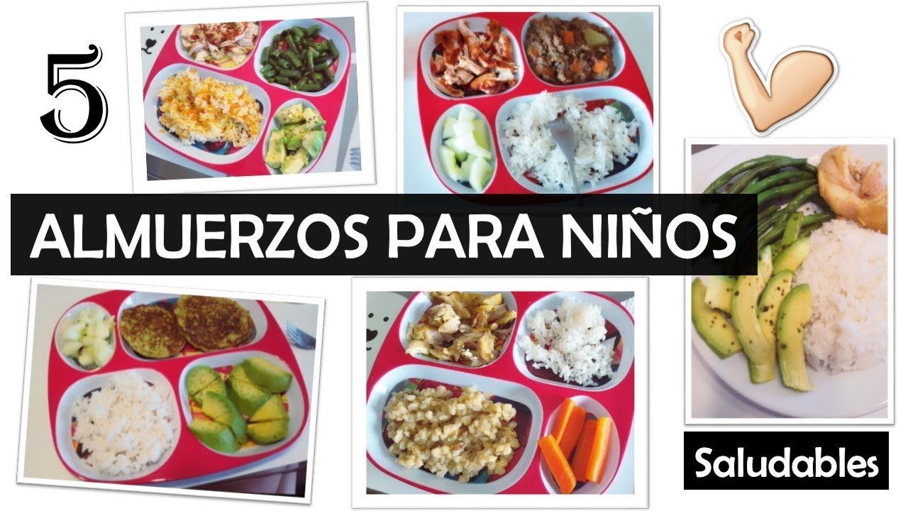 5 ALMUERZOS SALUDABLES PARA NIÑOS Y TODA LA FAMILIA/ TODDLER FOOD.