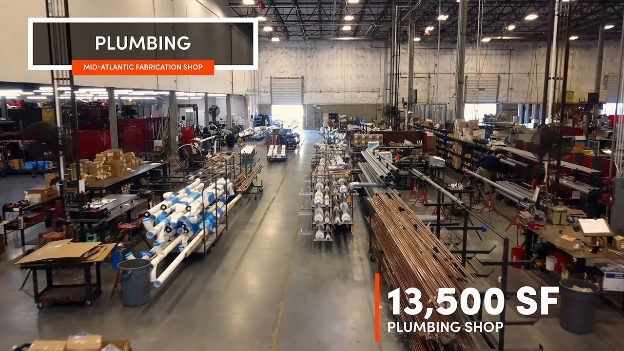 Mid-Atlantic Plumbing Fabrication Shop | Southland Industries