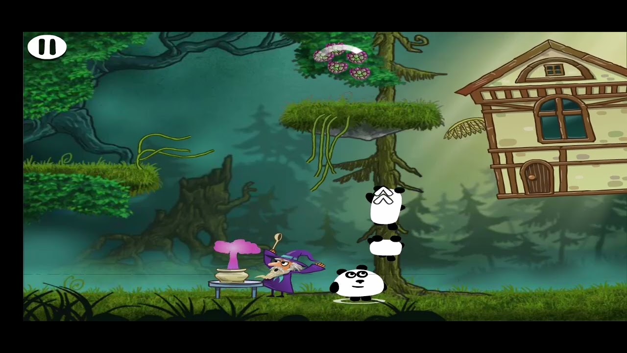Gameplay(3 pandas Fantasia)Con Audio y En el celular.(Completo).