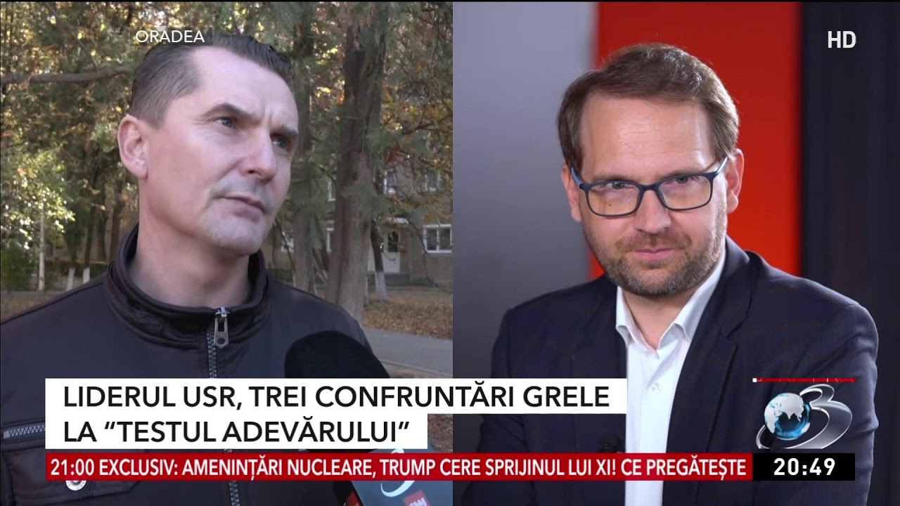 Președintele USR, Dominic Fritz, la &bdquo;Ora de Foc&rdquo; de&nbsp;la&nbsp;Antena&nbsp;3