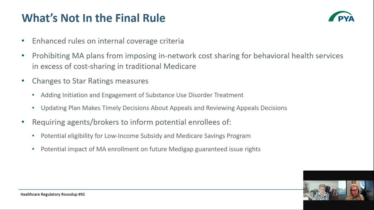 Here We Go Again: Medicare Rulemaking in Full Swing