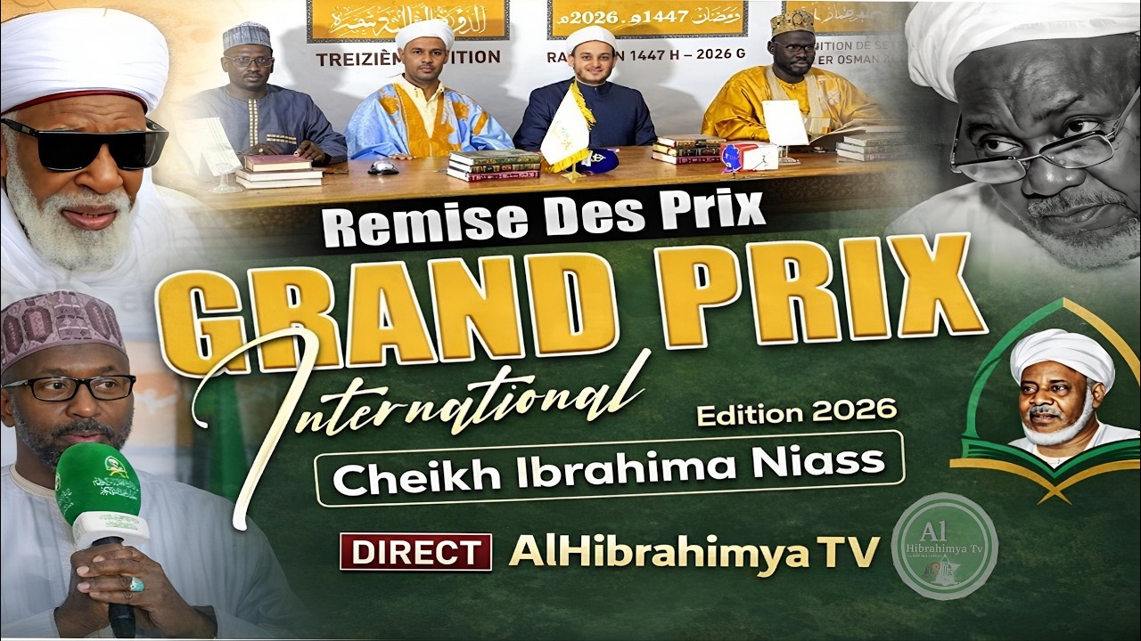 [🔴Direct ] Médina Baye : Cérémonie de Remise des Prix Concours Récital de Coran - 15/03/2026