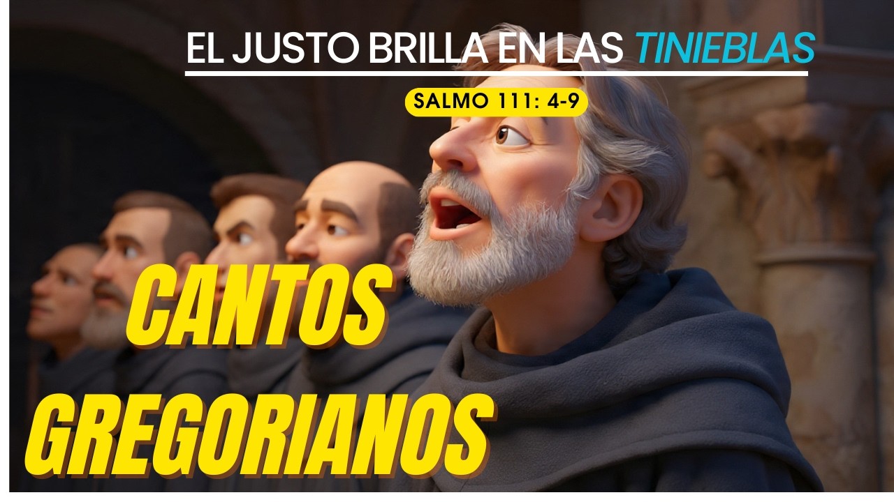 CANTO GREGORIA|JUSTO BRILLA EN LAS TINIEBLAS|#cristo #santavirgen #dios #gospelmusic #gregorianchant