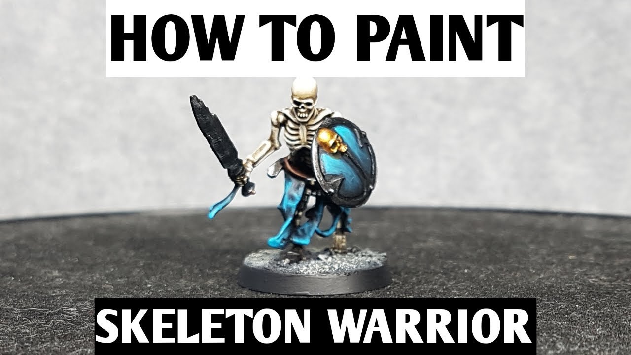How to paint a Skeleton warrior