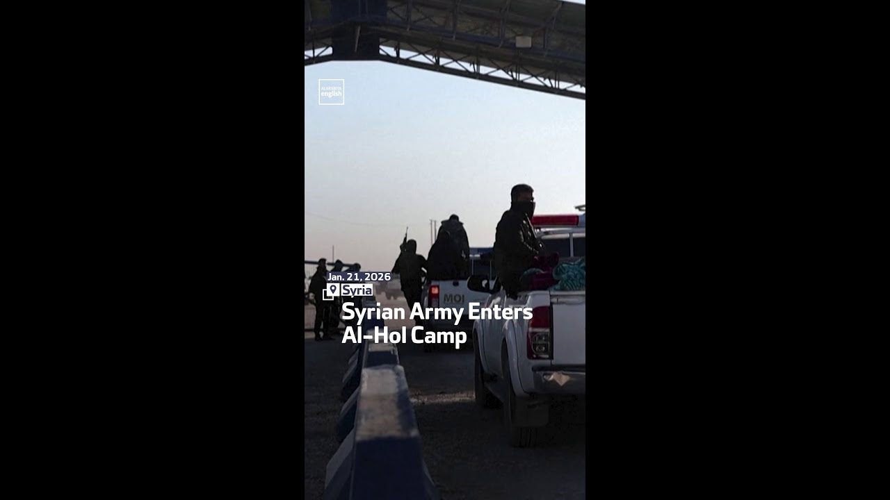 Syrian Army Enters Al-Hol Camp