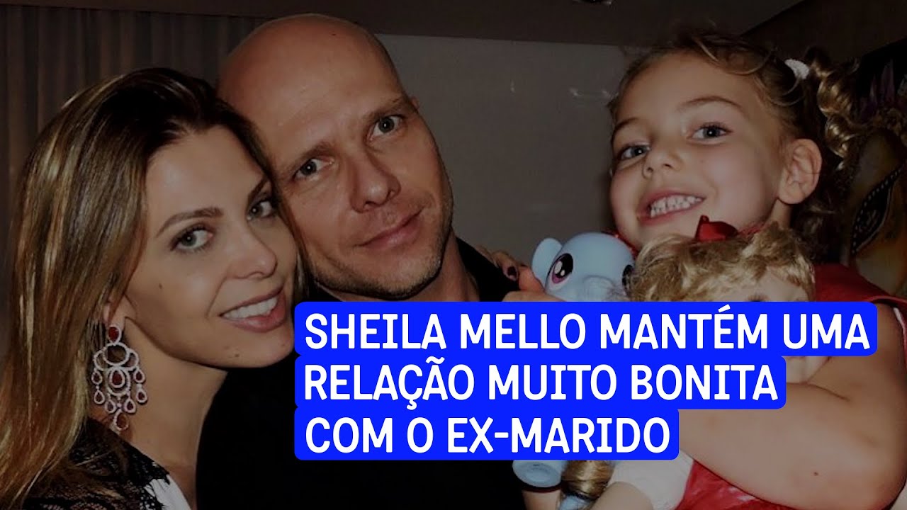 Sheila Melo tem uma linda relação com o ex-marido