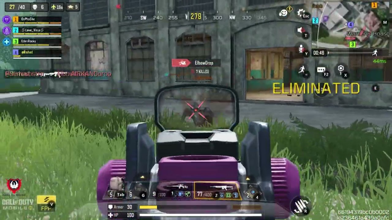 CALL OF DUTY: MOBILE - BATTLE ROYALE - ALCATRAZ - KILLS 11 - GAMEPLAY! (NO COMMENTARY)