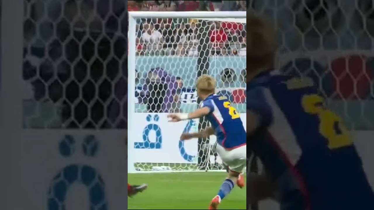 Nice Goal Japan Vs Spain #wcq2022 #worldcup2022 #japanvsspain