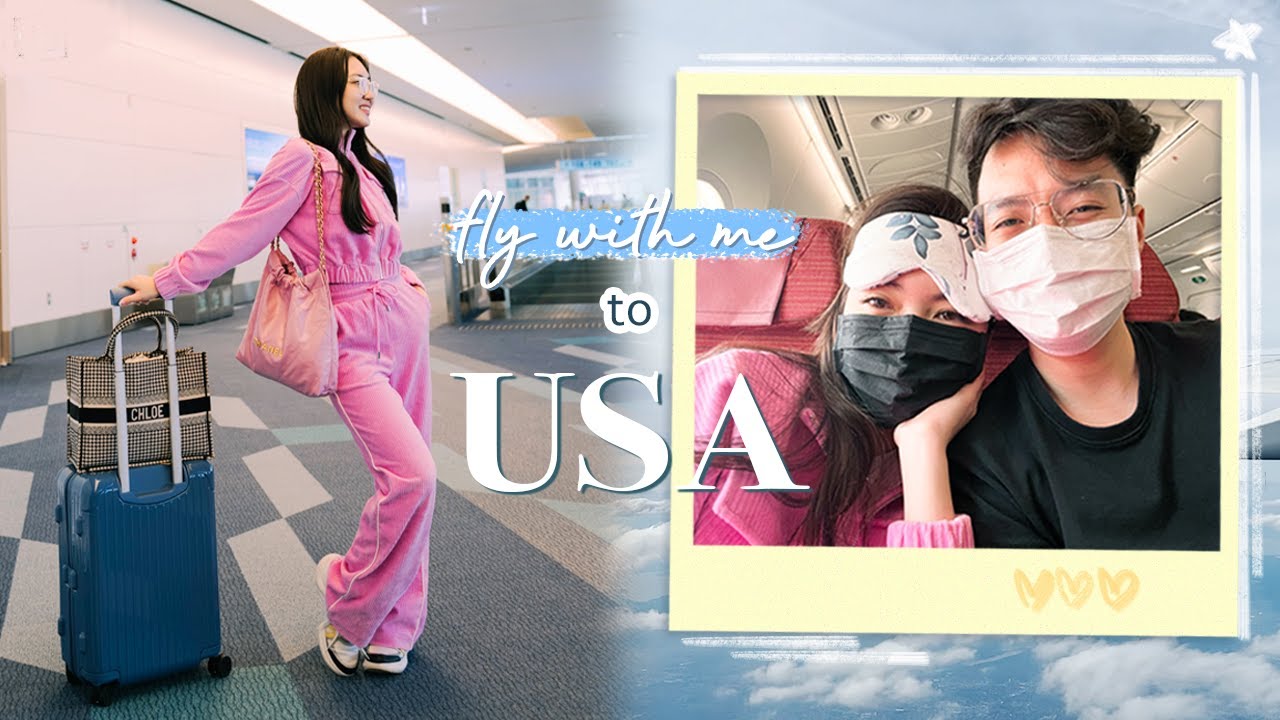 Chuyến bay quốc tế đầu tiên sau 2 năm! Cùng Chloe bay qua Mỹ nhé ✈️  | Chloe Nguyen