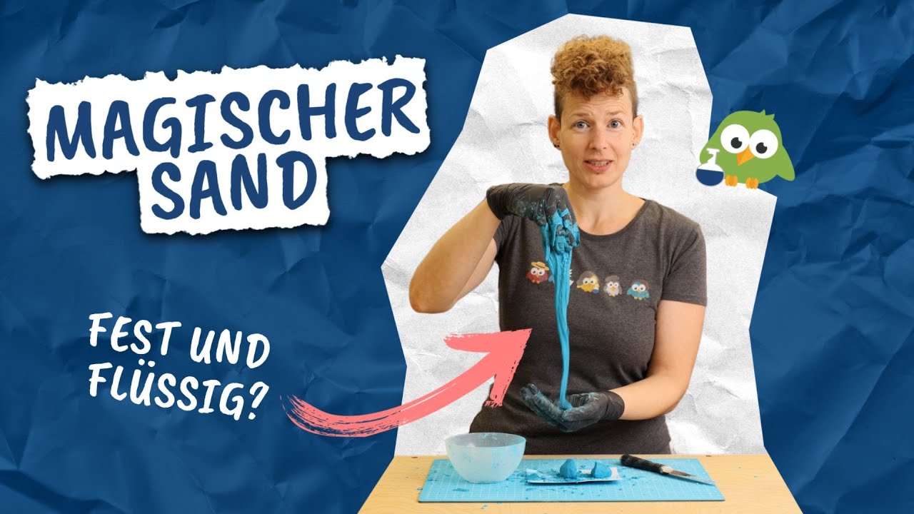 Magischer Sand |  Forscherwerkstatt — Experimente für Kinder