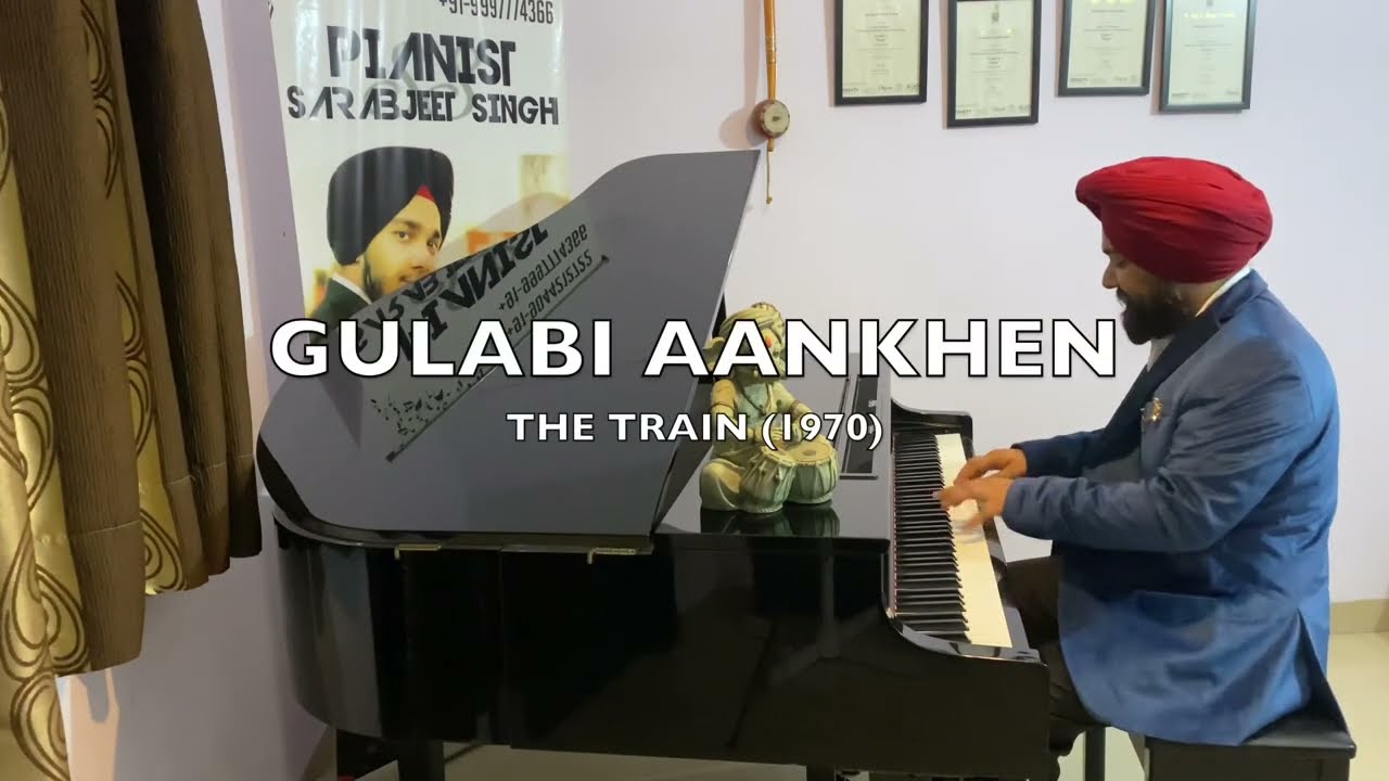 Gulabi Aakhen | The Train 1970 | Mohammad Rafi songs | Anand Bakshi | R D Burman | Indian Pianist