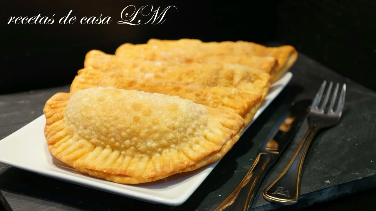 LA AUTÉNTICA MASA DE EMPANADILLA PARA FREÍR RECETA MUY FÁCIL solo 3 INGREDIENTES