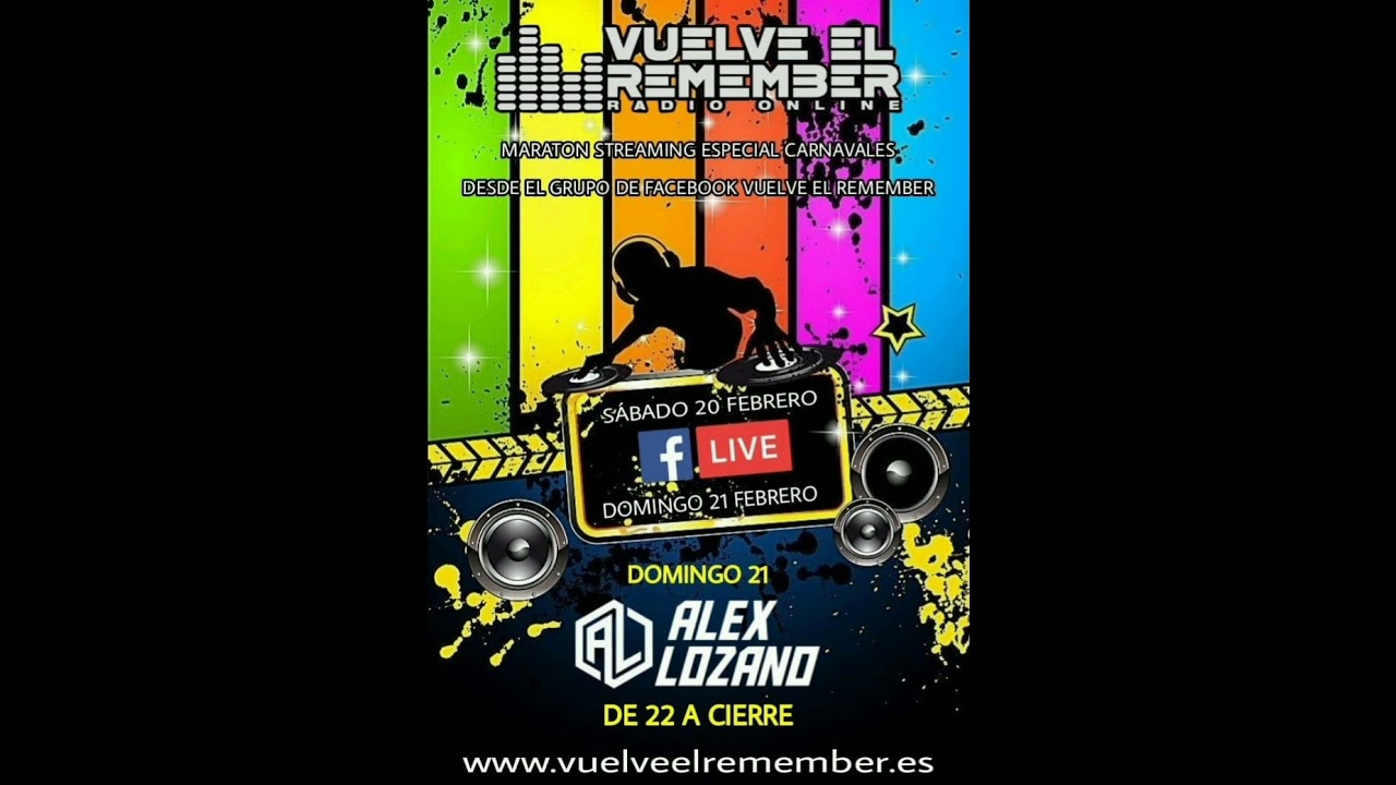ALEX LOZANO @ Festival Carnaval Vuelveelremember21
