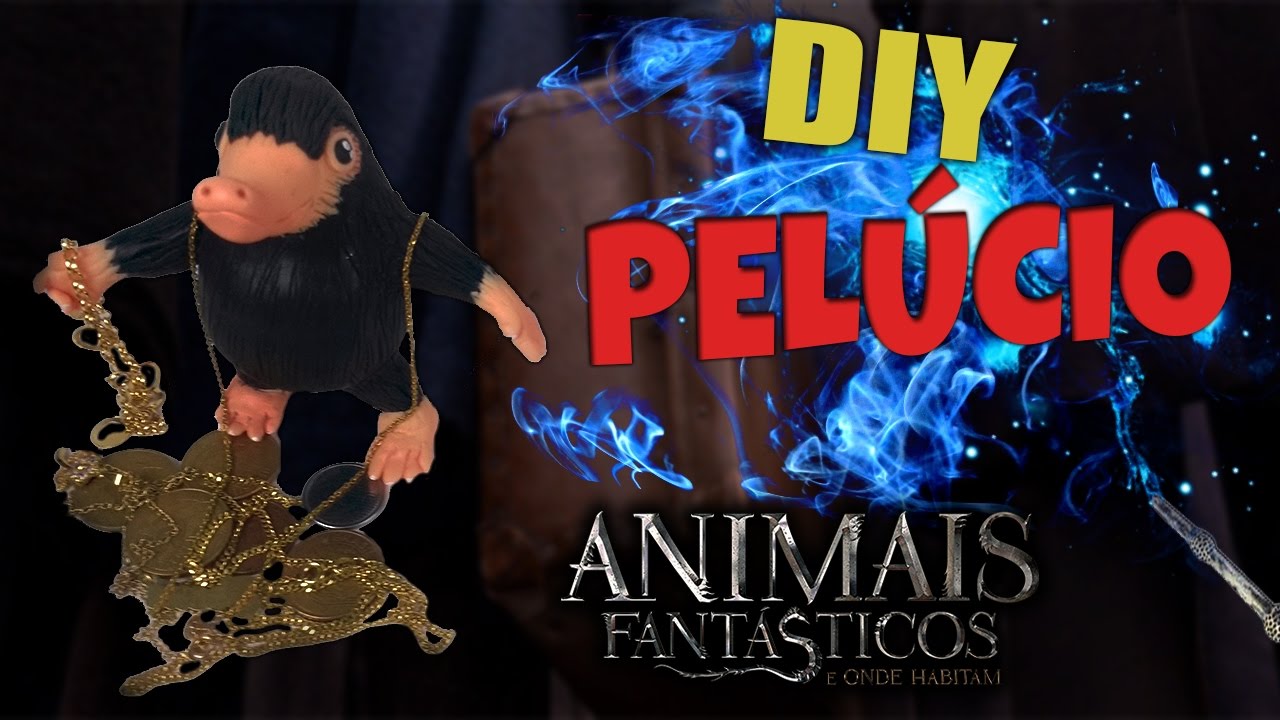 Como modelar o Pelúcio/Niffler-DIY ANIMAIS FANTÁSTICOS E ONDE HABITAM