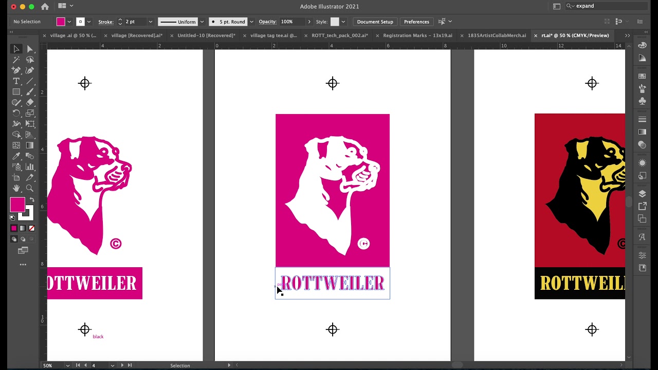 ROTT&copy; Tutorial - Artwork Separation for Screen Printing