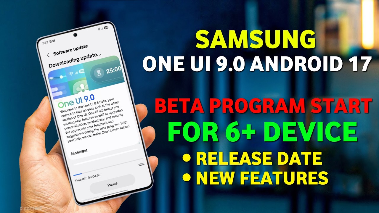 Samsung One UI 9.0 Android 17 Update for 6 Devices🔥S23, S23+, S23 Ultra, S24, S24+, S24 Ultra