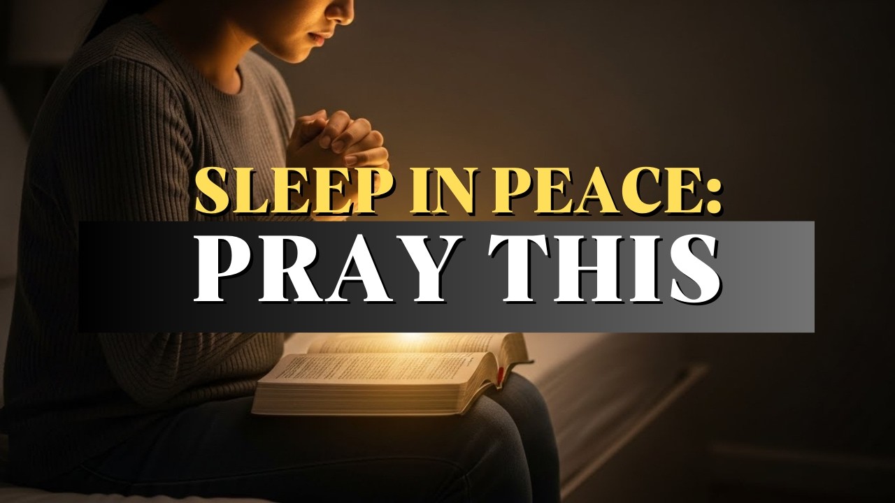 WATCH BEFORE SLEEP | A Powerful Night Prayer to END WORRY and ANXIETY NOW (Psalm 91)