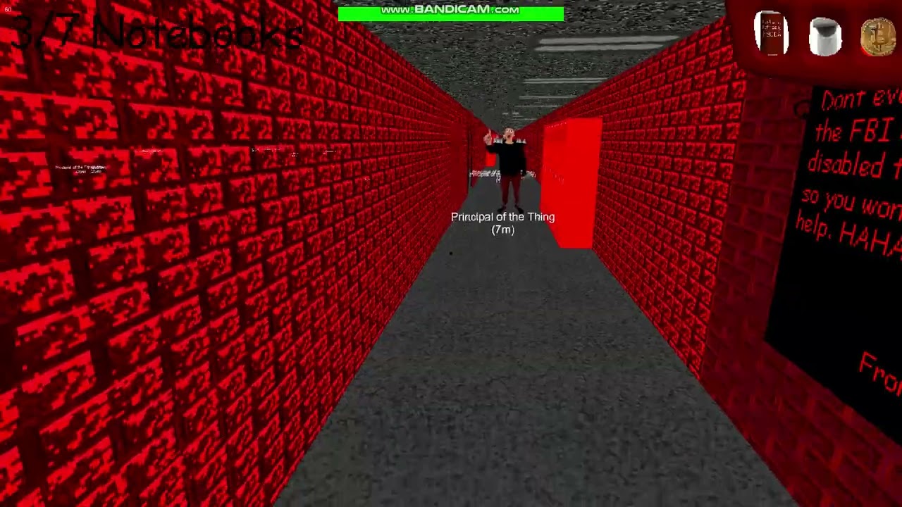 (Part1)Baldi Fell mod menu