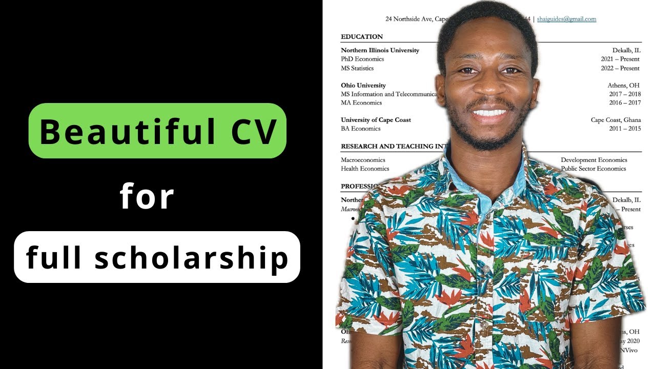 My Proven CV Format for Securing Full Funding and GA Roles