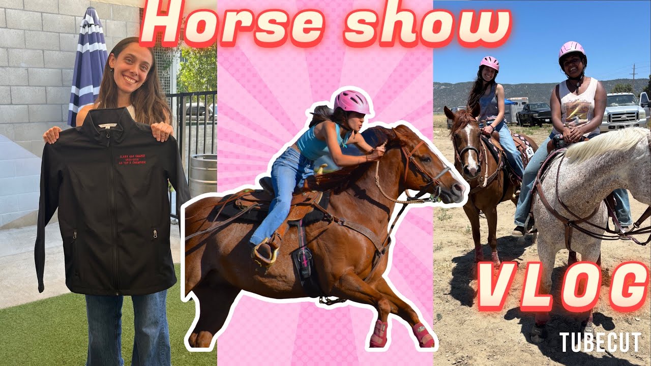 Barrel race vlog (overnight show)