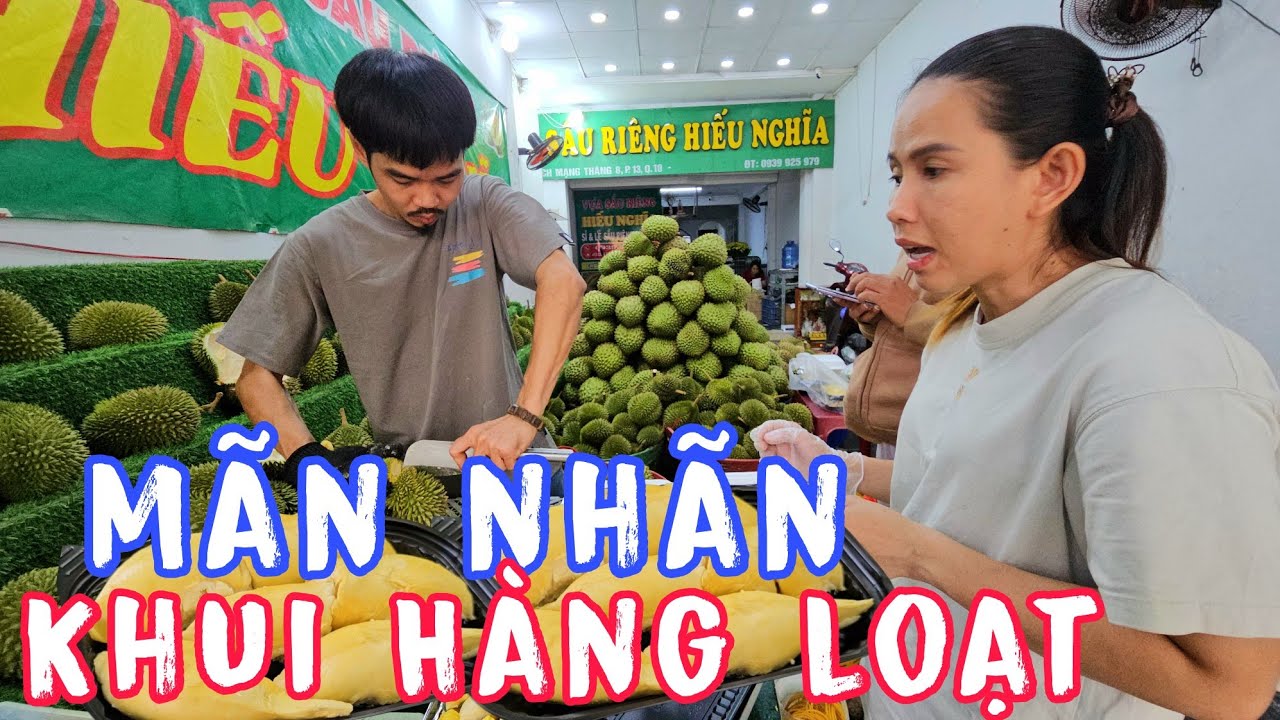 Mãn Nhãn Xem Dũng Dê Khui Hàng Loạt Sầu Riêng 6 Hữu Mini.