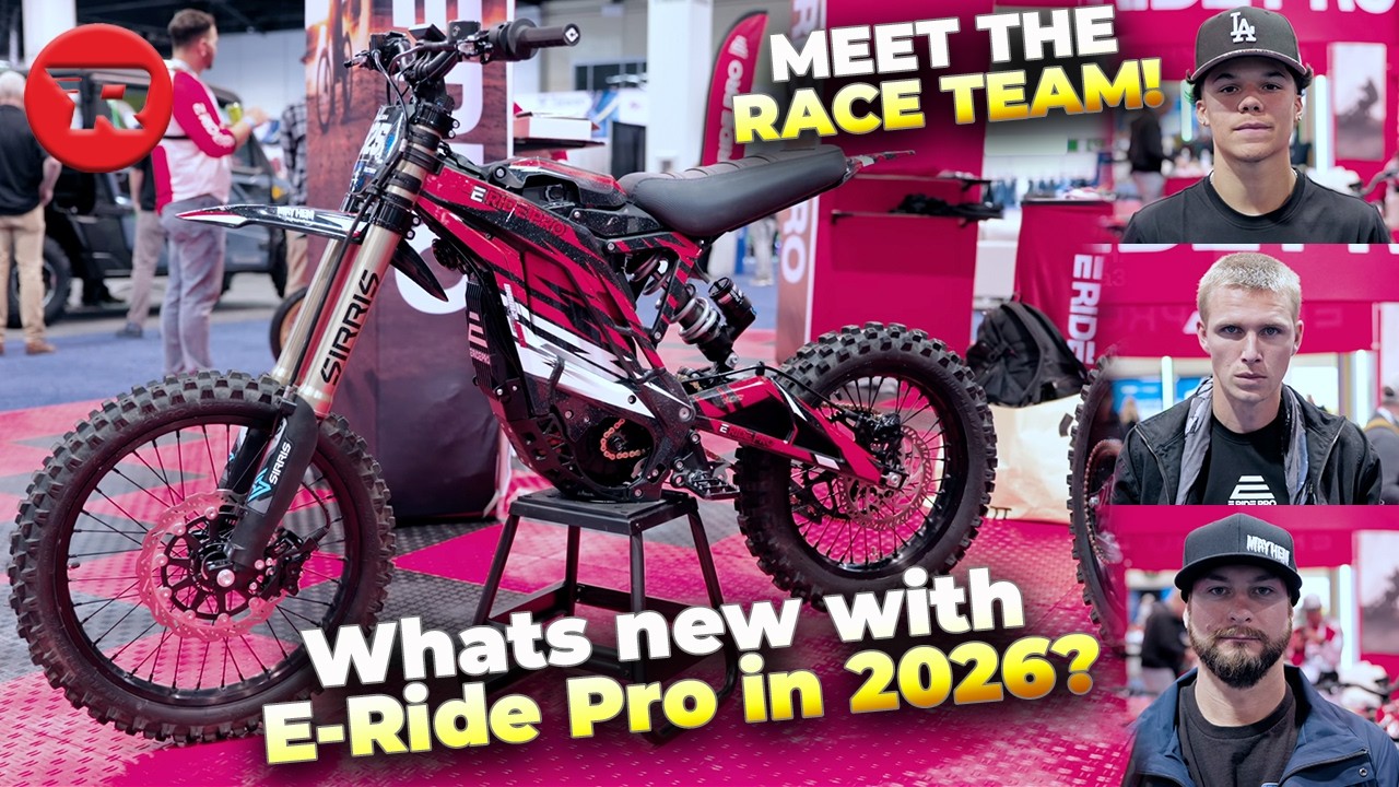 Представление заводской гоночной команды E Ride Pro на выставке AIM Expo 2026 | REV Rides