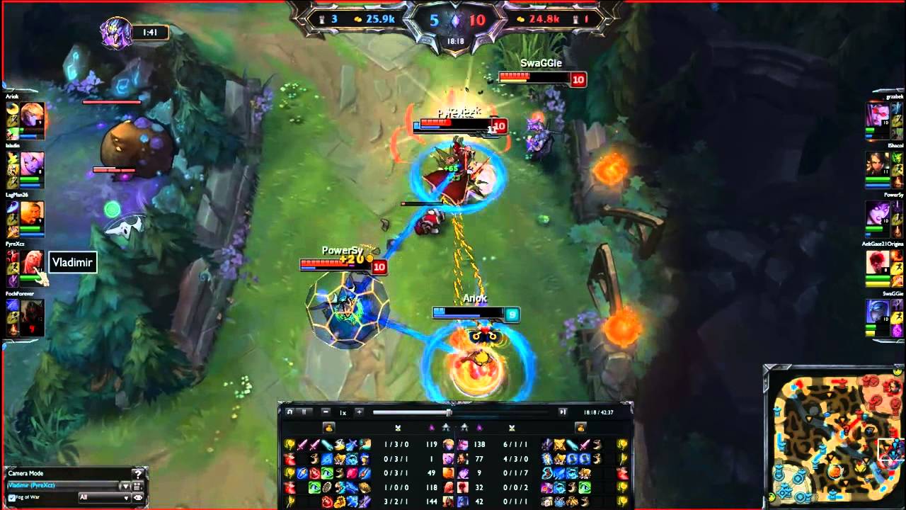 LoL moment - Vladimir Outplay!
