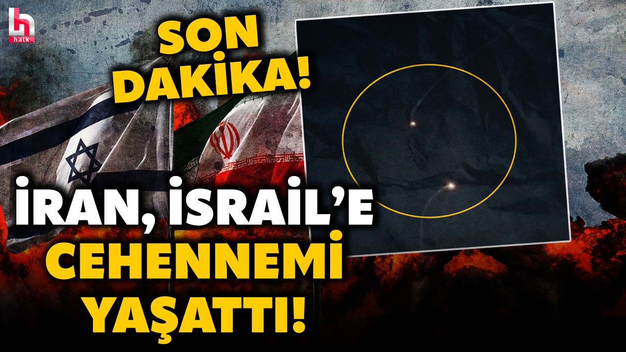 SON DAKİKA! TEL AVİV’DE KABUS GECESİ! Panik dorukta, sirenler dinmiyor! İran ateşi bölgeyi kuşattı!