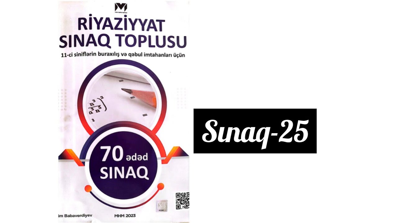 Sınaq 25. MHM-70 sınaq toplusu. #11cisinif #miq #blok #buraxilisimtahani #1million #share #education