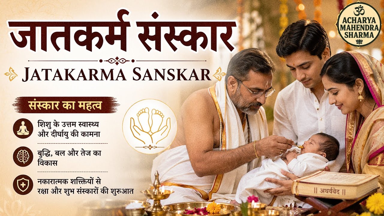 जातकर्म संस्कार | Jatakarma Sanskar | जात कर्म संस्कार की शास्त्रीय विधि और महत्व