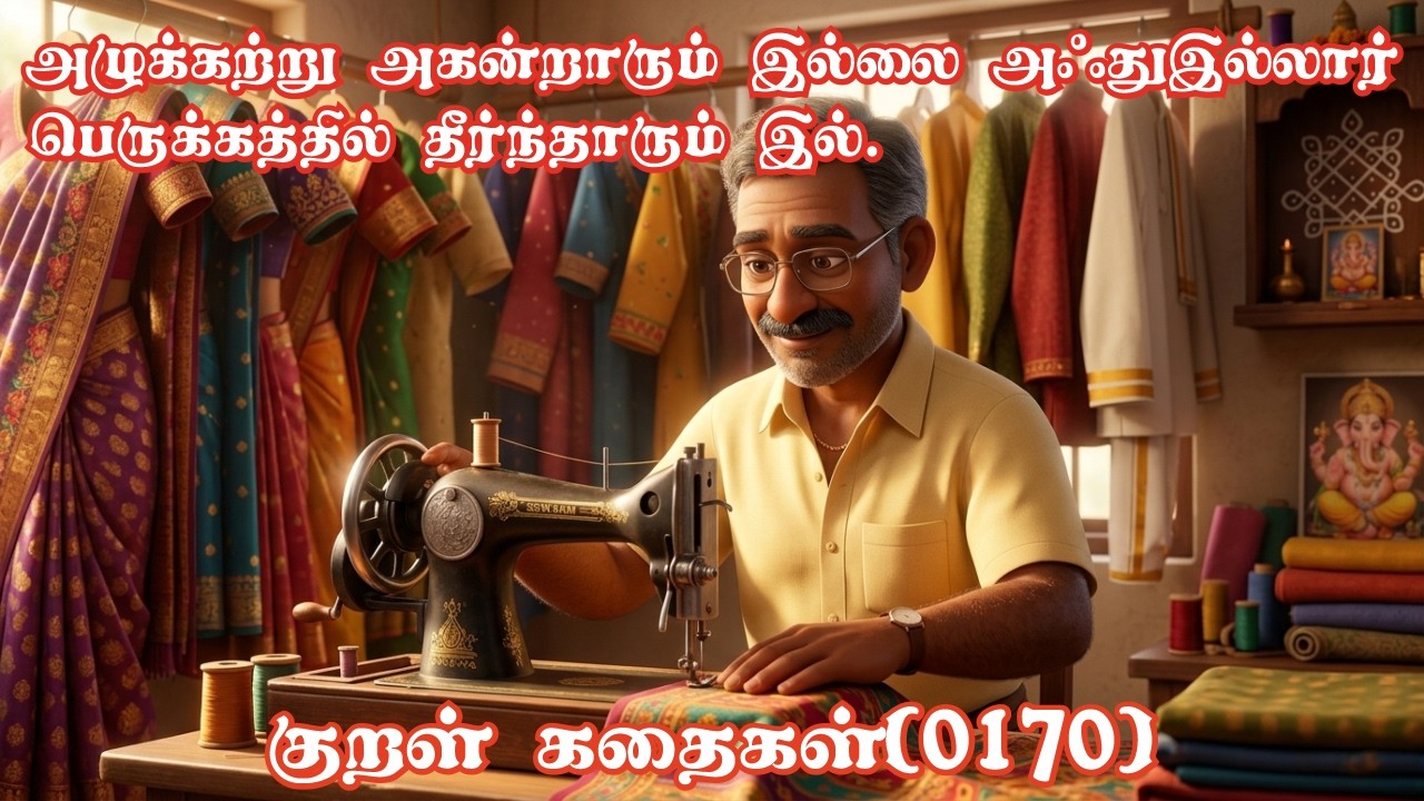 Kural Kathai 0170 குறள் கதை: அழுக்கற்று அகன்றாரும் இல்லை அஃதுஇல்லார் பெருக்கத்தில் தீர்ந்தாரும் இல்.
