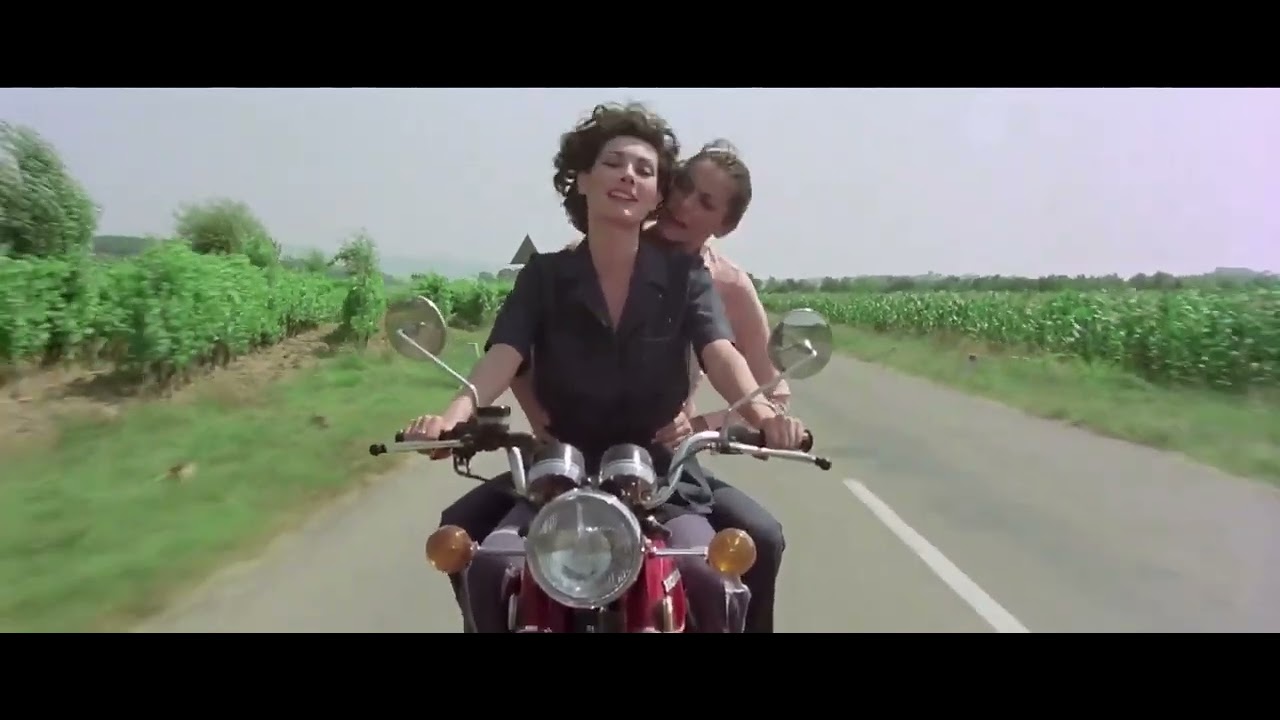 Edwige Fenech on a Motorcycle&mdash;