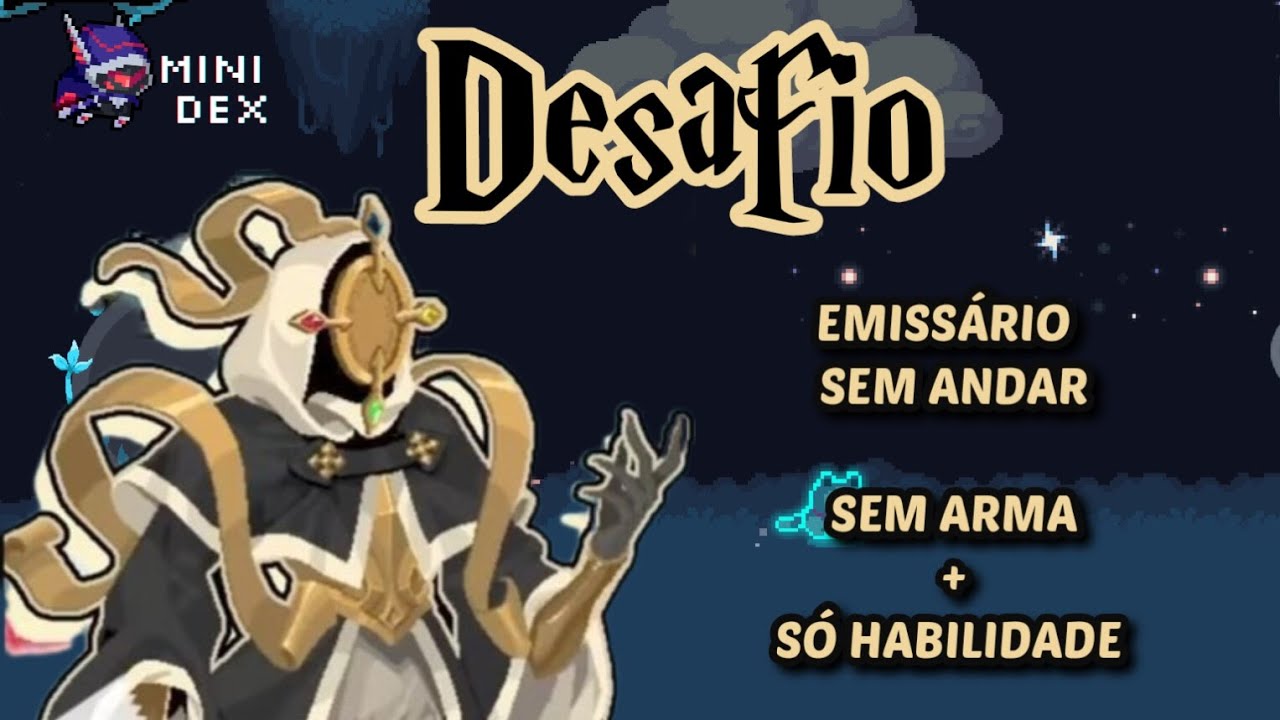 Emissário elemental 🔥 🧊⚡️🦠 Desafio mandado não pode andar não pode usar arma apenas habilidade/sorte