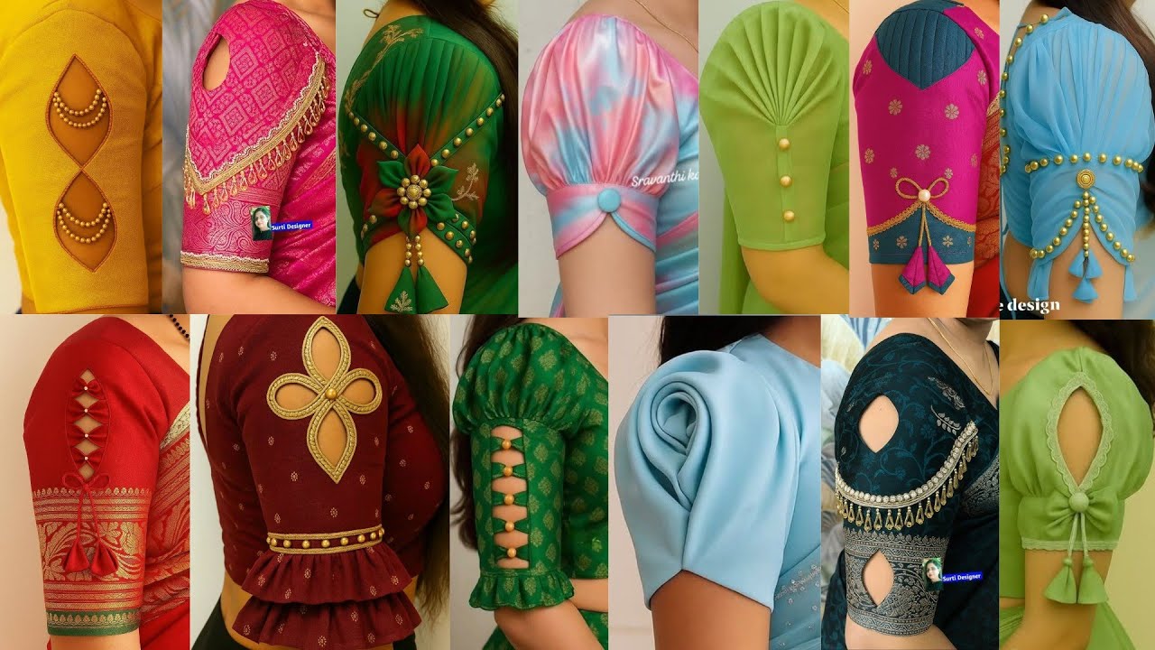 💯🎉Sleeves design||baju design|aastin design|baju ke design|sleeves design for blouse 2025 #sleeves