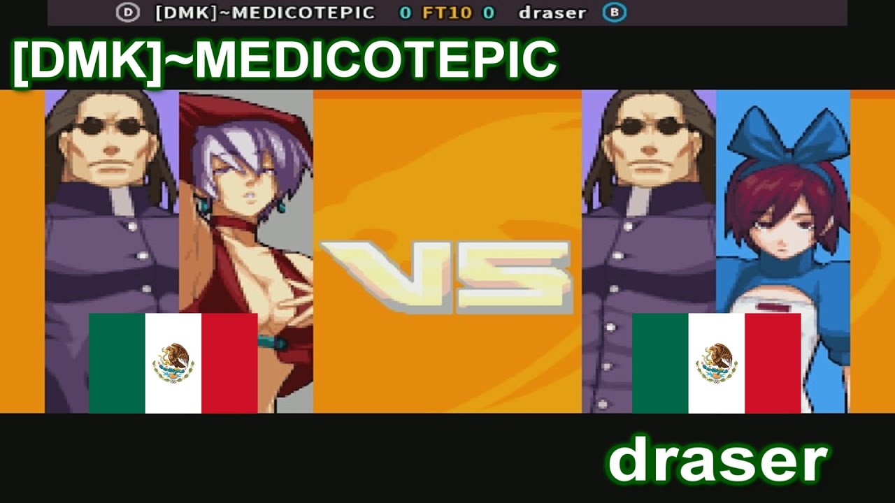 Rage of the Dragons - [DMK]~MEDICOTEPIC vs draser FT10