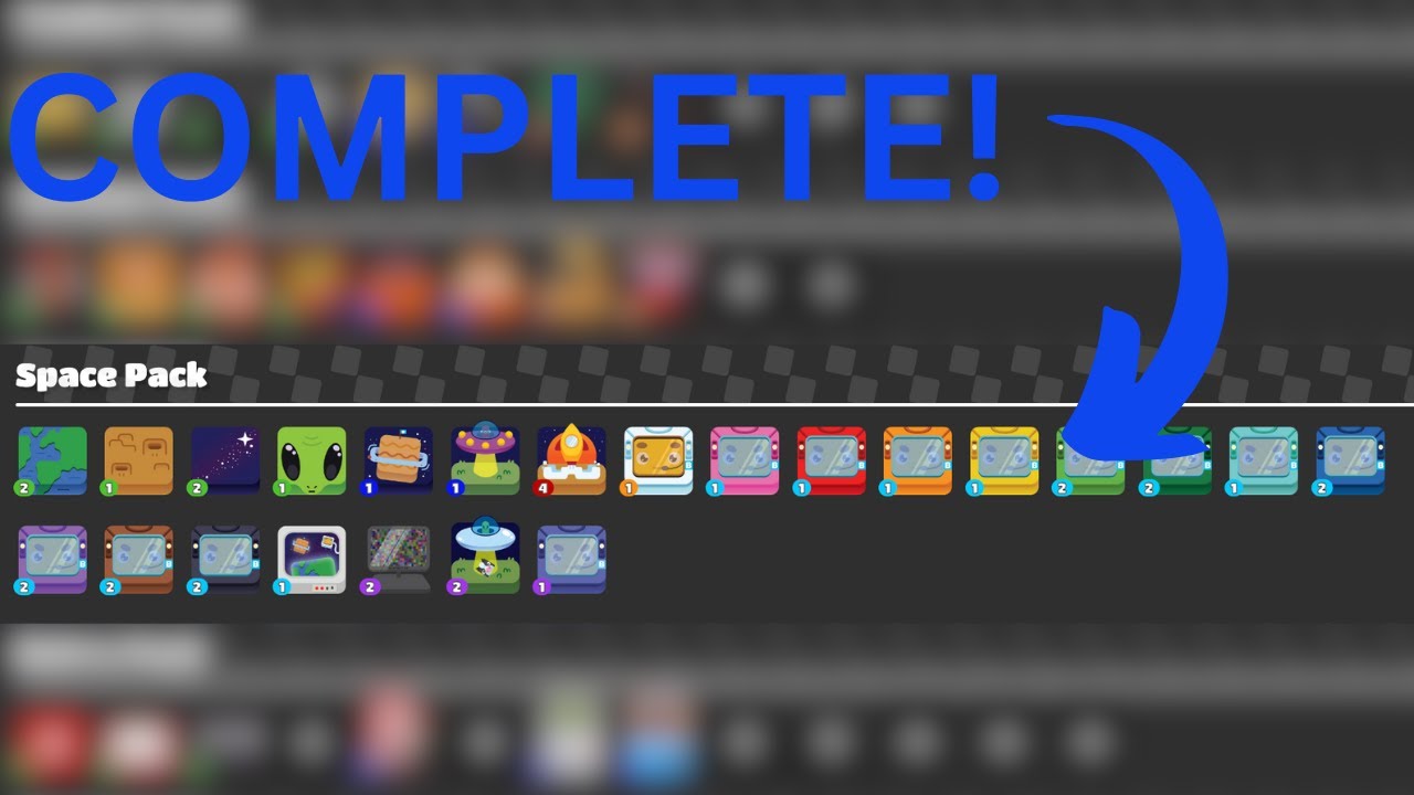 Completing the SPACE PACK in Blacket!