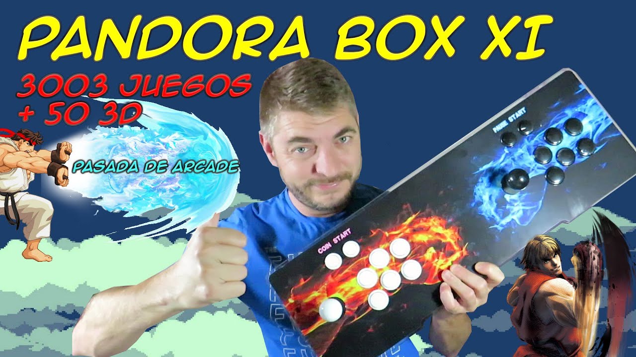 🕹️👾 PANDORA BOX 11, QUE PASADA DE ARCADE CON 3003 JUEGOS Y 50 3D