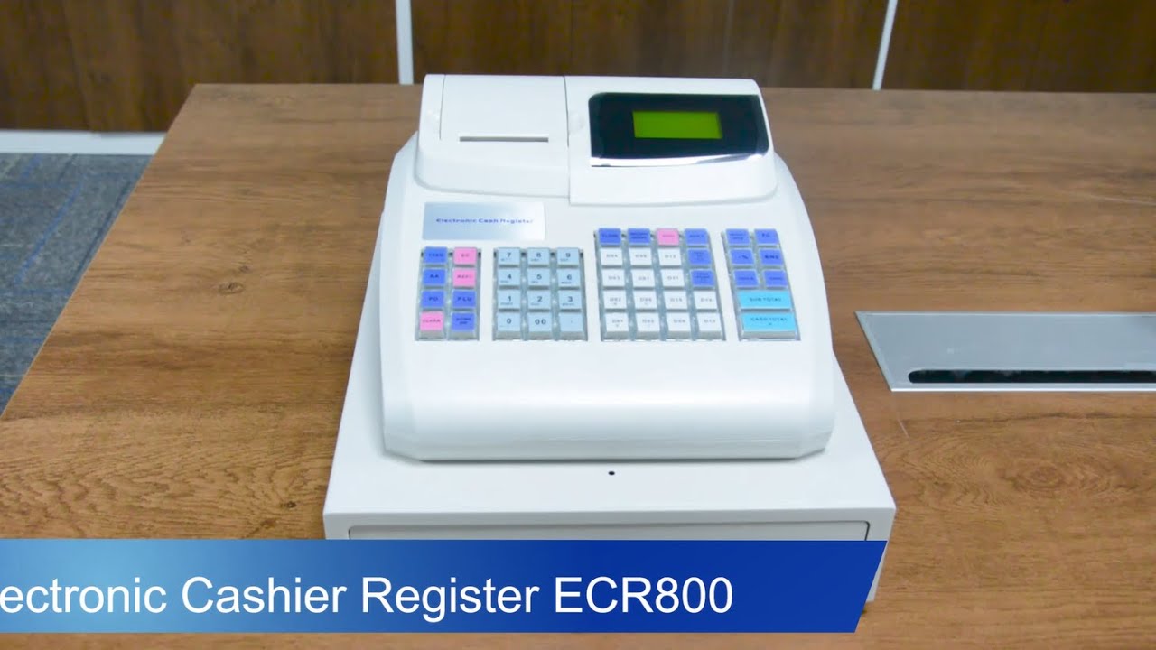Best Electronic Cash Register With 58mm Thermal Printer | ECR800