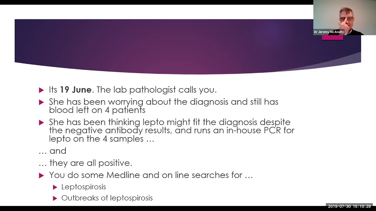 Infectious diseases in public health medicine