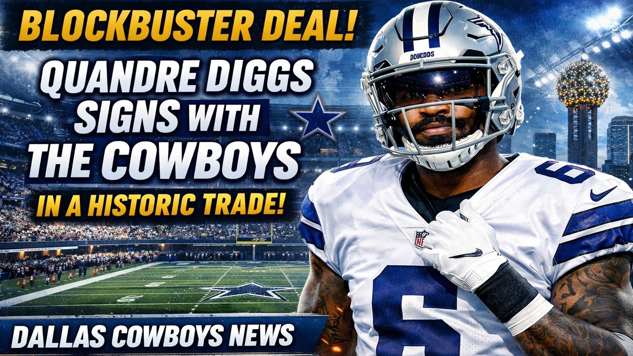 🚨 BLOCKBUSTER: Cowboys Land Quandre Diggs in Historic Trade — Dallas Defense Just Leveled Up