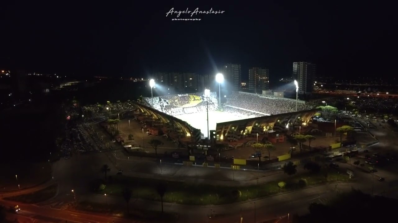 Coreografia Salernitana - Udinese vista con il drone | C'era una volta a Salerno...