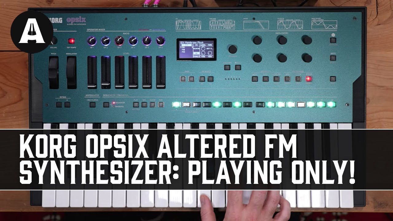Korg OPSIX Altered FM Synthesizer | Playing Only!