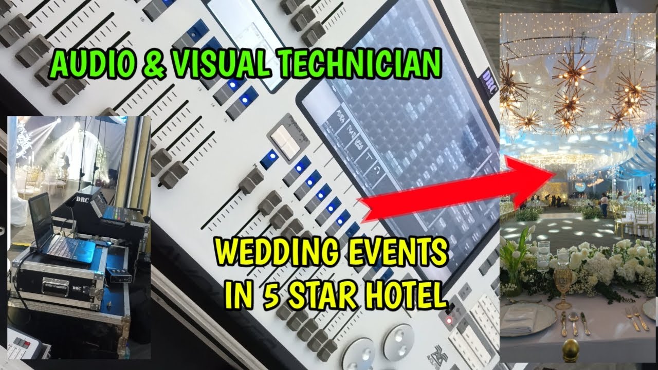 Work of Audio and visual technician in a 5 star hotel | audio/visual operator