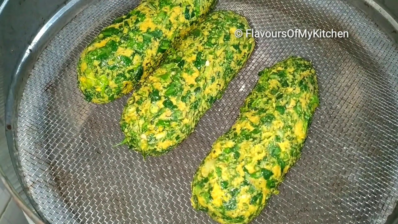 Arbi ke Patte Besan ki sabji - Patra Ki Sabji Recipe