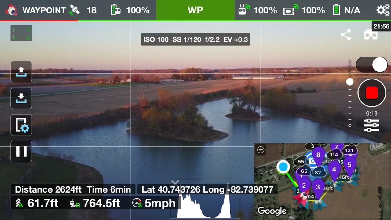 DJI MAVIC PRO:  LITCHI WAYPOINTS PART 2