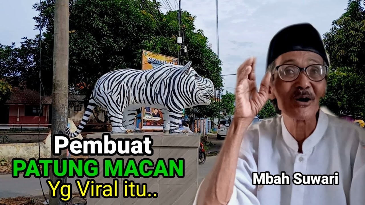 Tanpa Othongjenot Viral terkenal gak ketulungan Patung Karya Mbah Suwari pertigaan Balungjeruk.