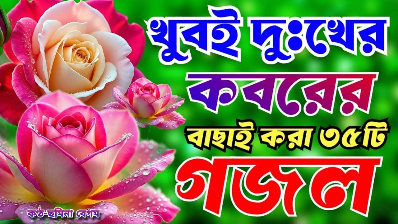 খুবই দুঃখের সেরা মায়াবী কন্ঠে ৩৫টি গজল।New Gojol।Very heart touching ghazal।কতো যত্নের পাখি তুমি গো