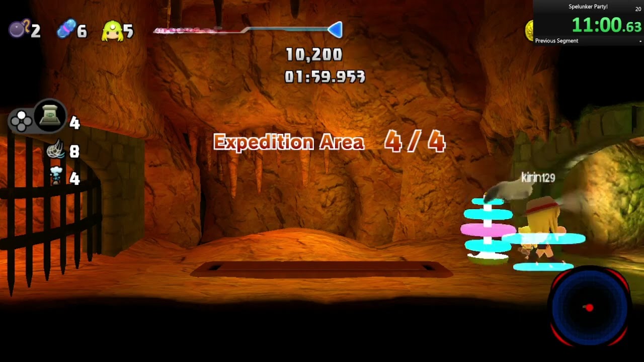 みんなでワイワイ！スペランカー RTA World1 Any% use equipment 21:12 Spelunker Party!