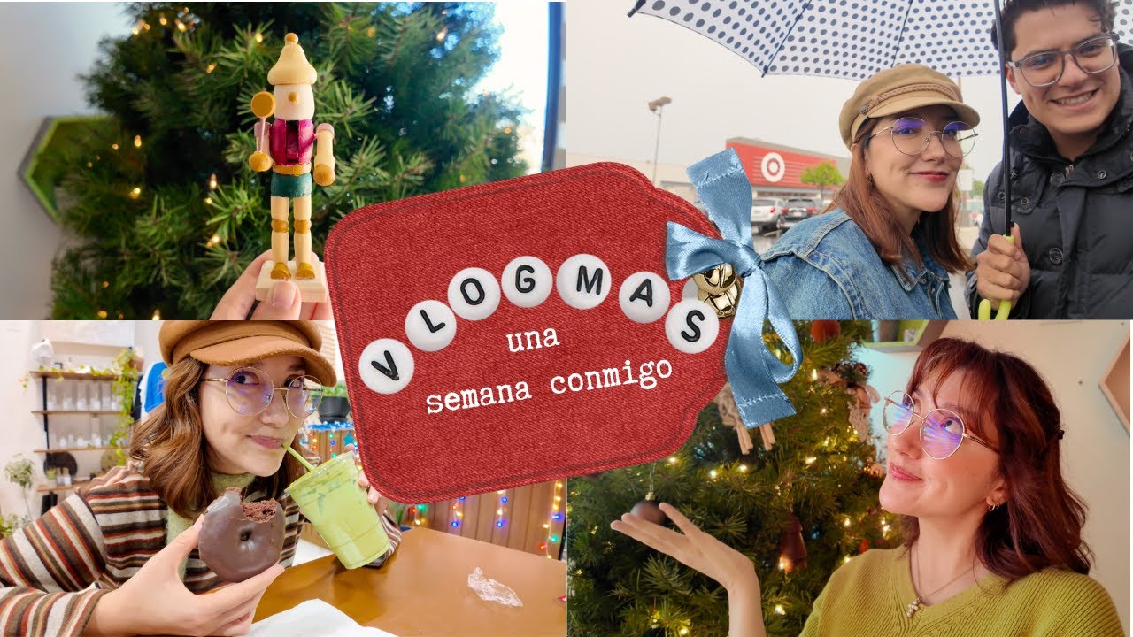 una semana navideña conmigo: fuimos de compras y decoramos mi árbolito | vlogmas