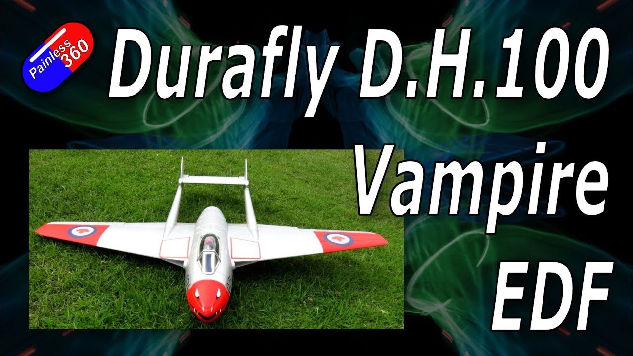 Durafly D.H.100 Vampire EDF Plane (Canadian Colours)
